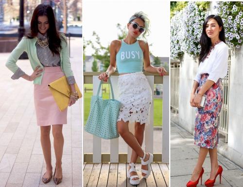 Блестящая юбка-карандаш. Кому подходит юбка-карандаш