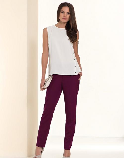 С чем сочетается сливовый. Как носить сливовый цвет 22