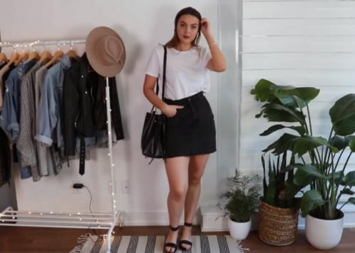 Белая футболка женская с чем носить. Как носить базовую белую футболку - 12 аутфитов от Kayla White