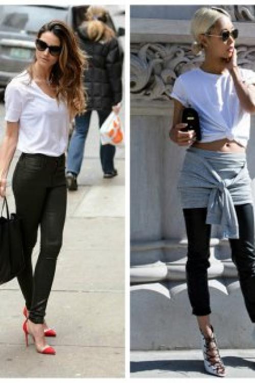 Футболка с брюками женский. С чем носить