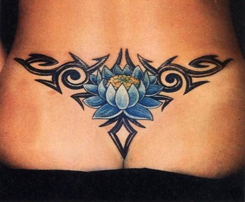 Тату орнамент на пояснице. Красивые тату на пояснице для девушек и женщин: идеи