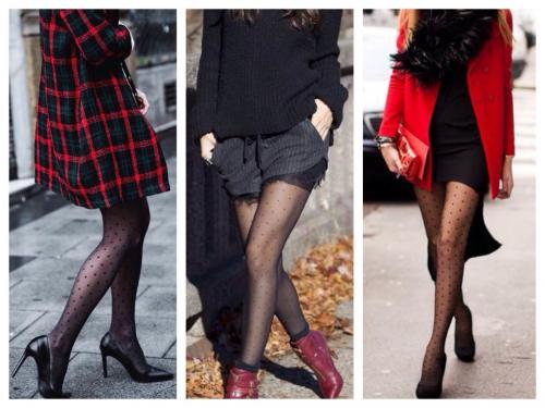 С чем носить сливовые колготы. Играем с фактурой и рисунком: фантазийные, ажурные и разноцветные колготки