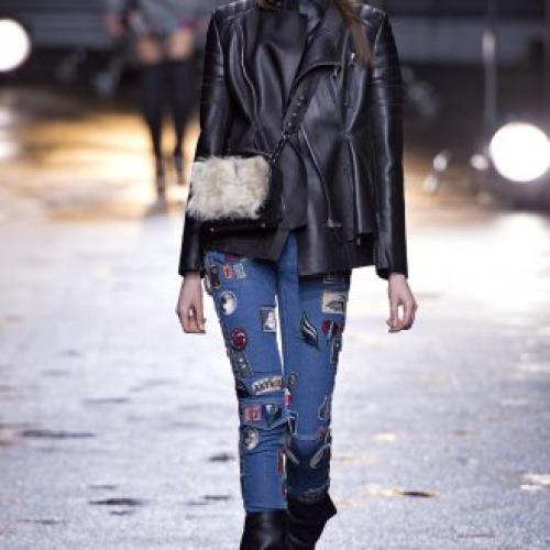 Как украсить брюки кружевом. Нашивные украшения