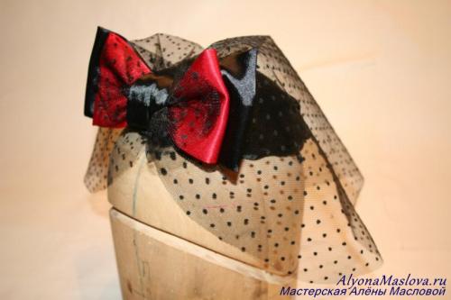 Шляпка таблетка из фетра своими руками. Шляпка таблетка с вуалью