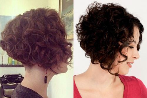 Стрижка на средние тонкие волосы вьющиеся. На короткие волосы