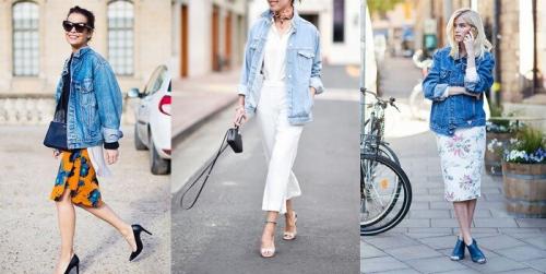 С чем носить куртку оверсайз с широкими рукавами. Джинсовка в стиле оверсайз