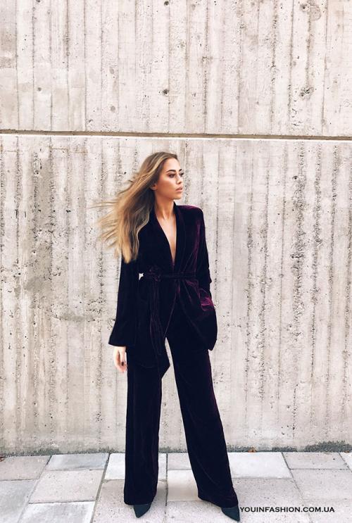 Брюки из панбархата. С чем носить бархатные брюки, чтобы покорить Fusion-мир