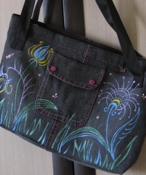 Как украсить сумку замшевую своими руками. Сумки своими руками 18