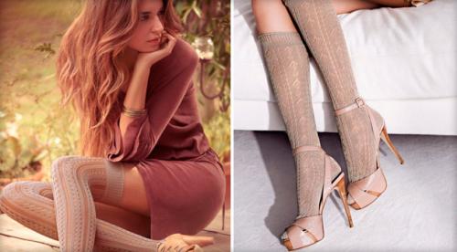 Как сделать гольфы выше колена. Длинные гольфы выше колена —, как и с чем носить?