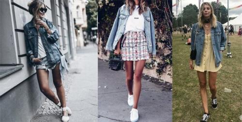 С чем носить куртку оверсайз с широкими рукавами. Джинсовка в стиле оверсайз