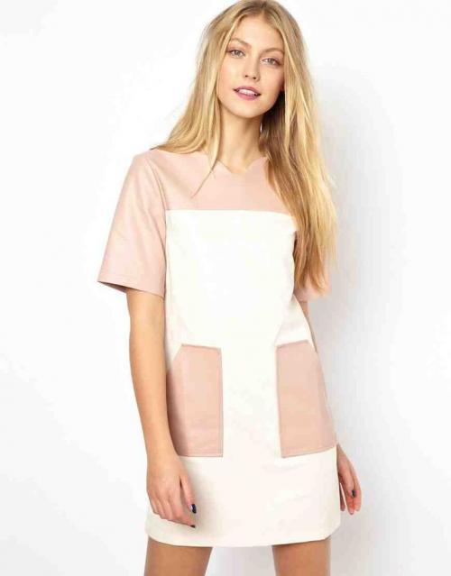 Замшевое платье для полных. Актуальные фасоны