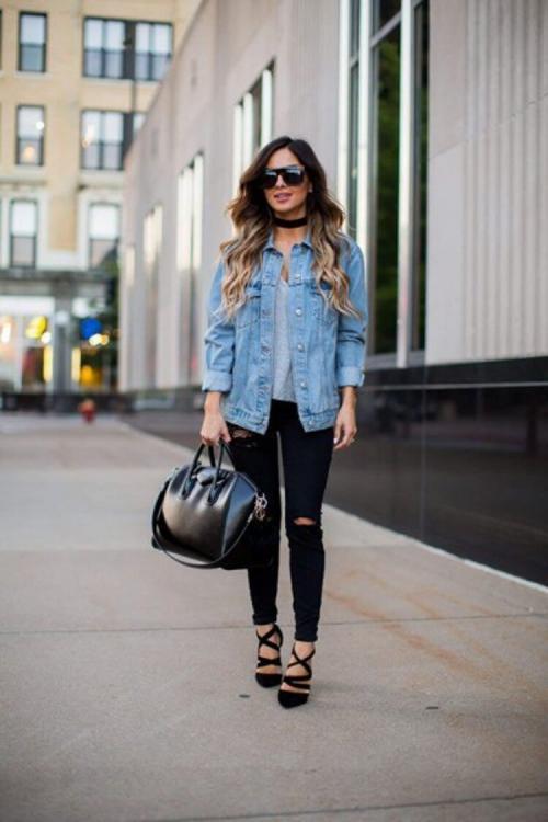 С чем носить куртку оверсайз джинсовую. Как носить джинсовку оверсайз: 6 модных идей на лето.