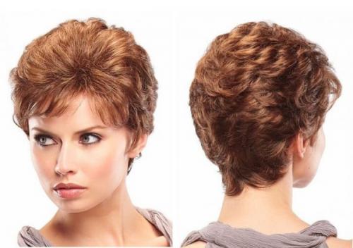 Короткие стрижки на кудрявые волосы для полных. Особенности стрижек для вьющихся волос