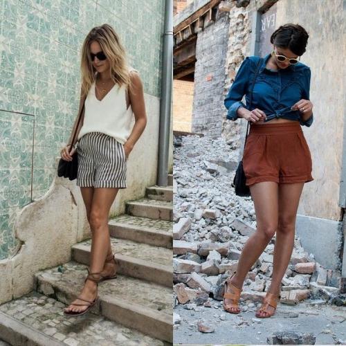 Шорты с высокой посадкой. Модели шорт с высокой талией для девушек и женщин на 2020 год