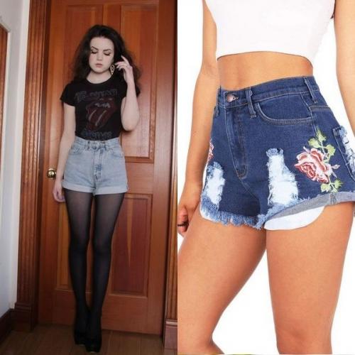 Шорты с высокой посадкой. Модели шорт с высокой талией для девушек и женщин на 2020 год