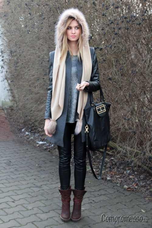 С чем носить пальто головной убор. В зависимости от стиля пальто… 06