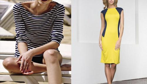 Украшение под вырез платья лодочка. Вырез -лодочка. Кому подойдет, а кому противопоказан.