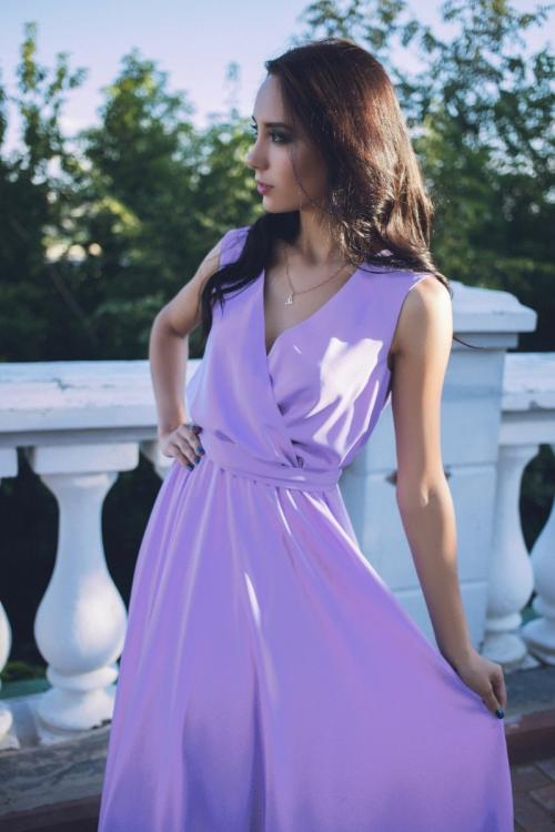 Лавандовый цвет в одежде кому идет. Модные цвета - лавандовый