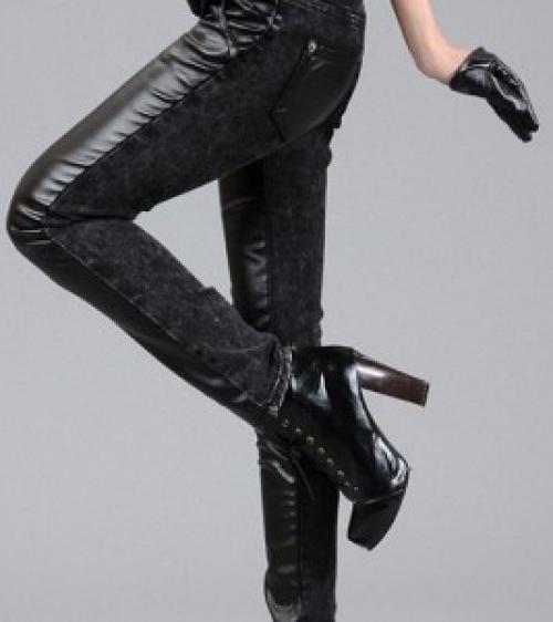 С чем носить узкие кожаные брюки. Выбираем модель кожаных брюк