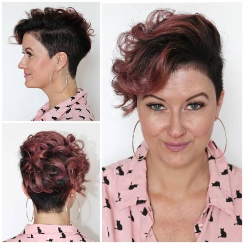 Стрижки для кудрявых волос молодящие. Молодящие стрижки на кудрявые волосы: интересные идеи причёсок для дам бальзаковского возраста, фото