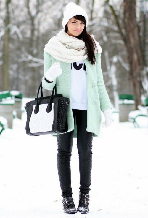 Головной убор под пальто женское. Как правильно подобрать шапку, шарф и перчатки к пальто. Простые правила