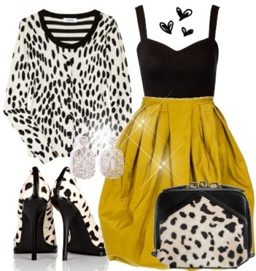 Сочетание желтого цвета в одежде. Сочетание цветов: желтый