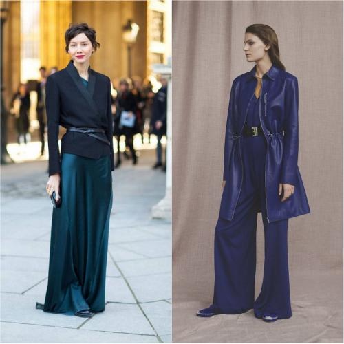 Черный цвет в одежде 2019. 