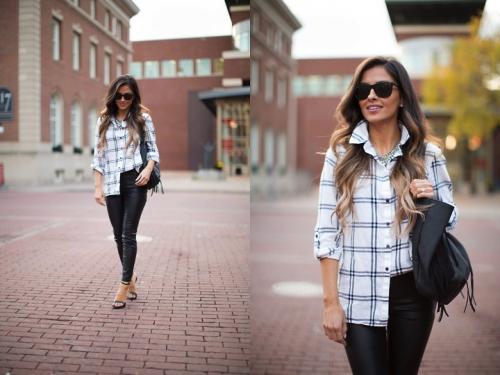 С какой обувью носить кожаные брюки зимой. С чем носить кожаные штаны