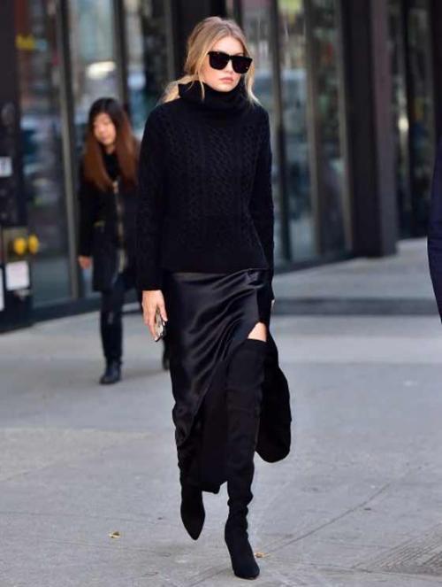 Total black стиль мужской. В стиле total black: как не выглядеть скучно в черном цвете