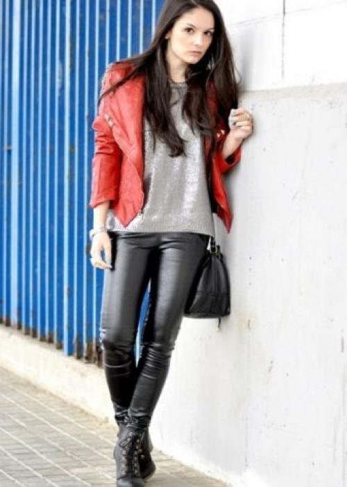 С чем носить кожаные штаны. Фасоны 03 С чем носить кожаные штаны. Фасоны 03