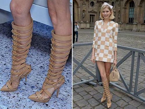 Открытые сапоги. Разновидности летних сапог.