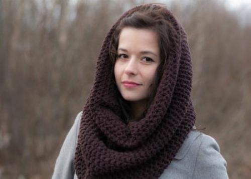 Шарф труба, как носить с пальто. Как правильно носить шарф-трубу? 06