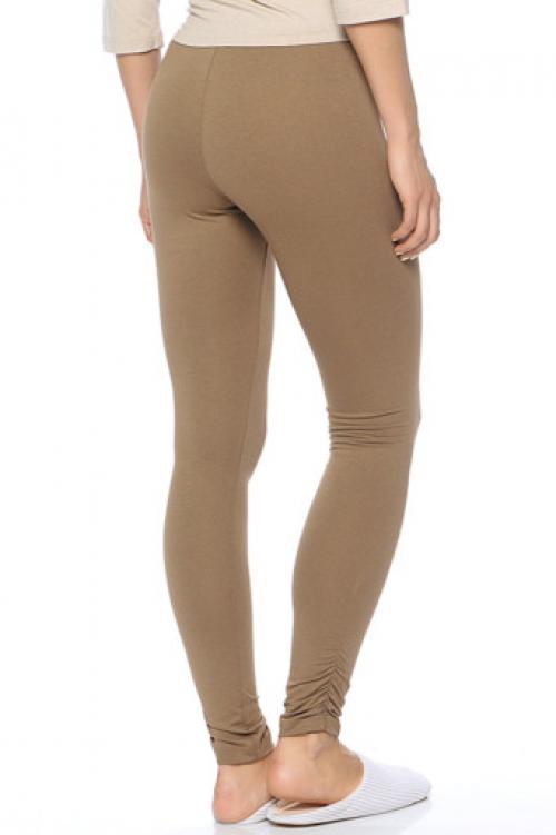 С чем носить бежевые лосины. Фасоны, ткани, дизайн