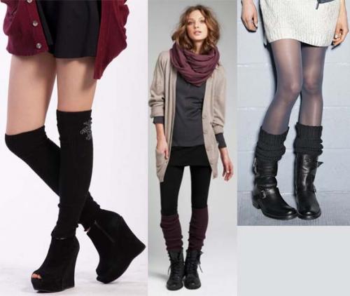С чем носить гетры выше колена зимой. Как носить гетры зимой: 11 актуальных идей