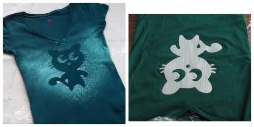 Как украсить белую футболку. Необычный декор футболки белизной. Получается настоящая дизайнерская вещь!