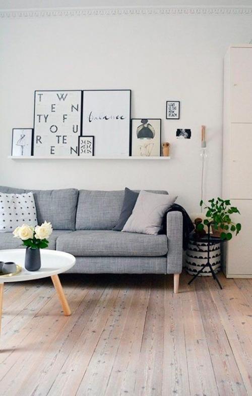 Как украсить белую стену. 5 крутых идей декорировать пустую стену в гостиной