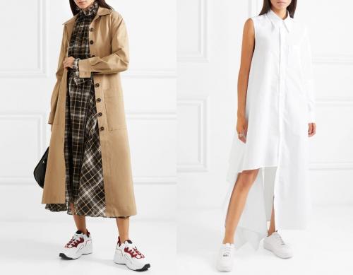 Платье с кедами 2019. Как комбинировать платье с кедами: модный тренд для всех возрастов 2019