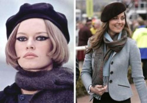 С чем носить берет осенью