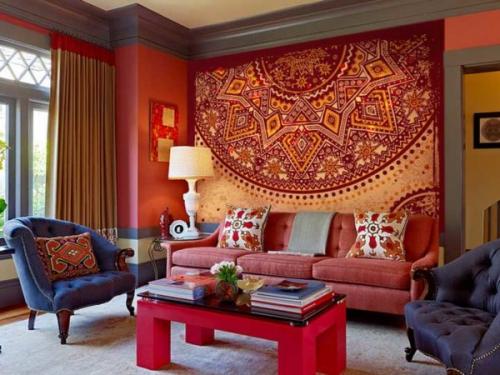 Сочетание бордового цвета в интерьере. Сочетайте правильно