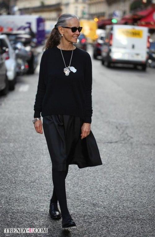 Модные образы для женщин з. Черный цвет