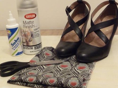 Как украсить туфли стразами туфли. Как украсить туфли своими руками? 07