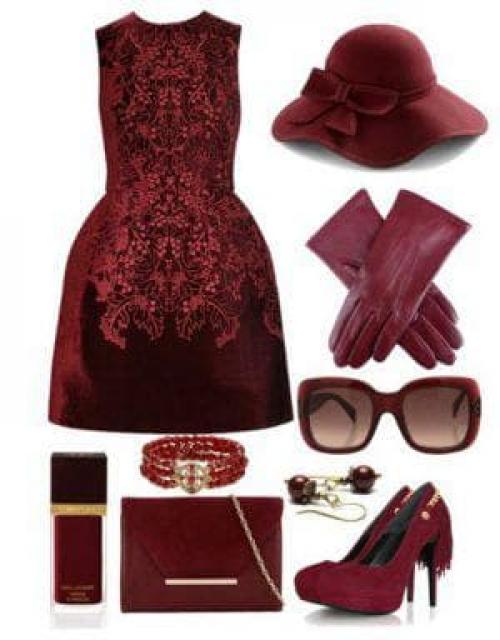 Туфли под бордовое платье. Какие туфли можно одеть под бордовое платье