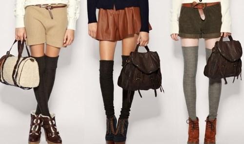 С чем носить гольфы ниже колена. Какими бывают?