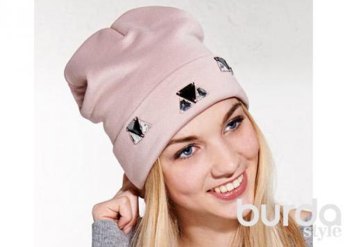 Как украсить шапку бини. Как быстро сшить и украсить шапку - бини (Diy)