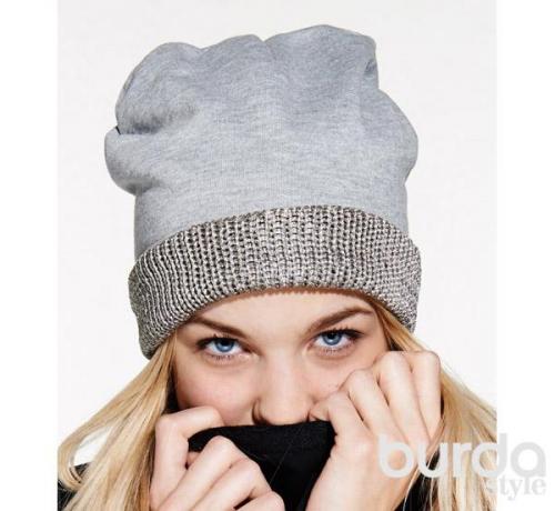 Как украсить шапку бини. Как быстро сшить и украсить шапку - бини (Diy)