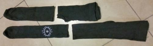 Как сделать гольфы выше колена. Разбираем кладовку и делаем носки и гольфы из старых колготок