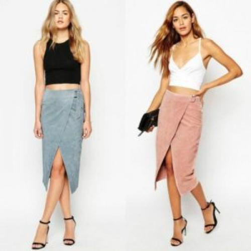 Юбка из искусственной замши. Юбка из замши: фото, фасоны