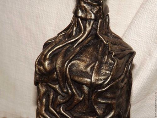 Поделки из кожи для украшения интерьера. Делаем декор из кожи для бутылок своими руками