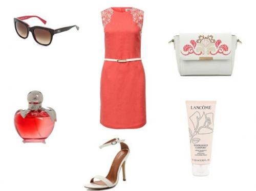 Коралловое платье. О том, какие украшения подойдут к коралловому платью, фото