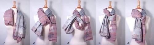 Как красиво завязать тонкий шарф на шее. Как красиво завязать шарф. 9 способов